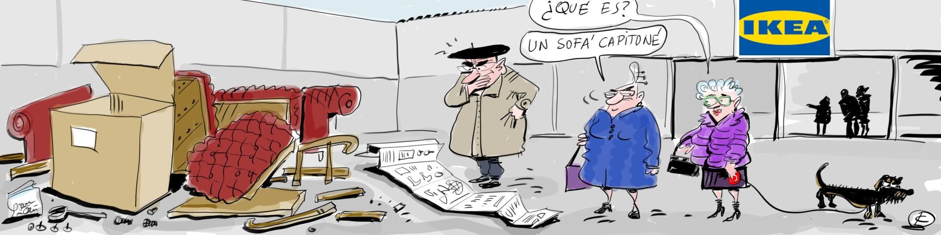 La viñeta de Cerrajería sobre el desembarco de Ikea en Vitoria
