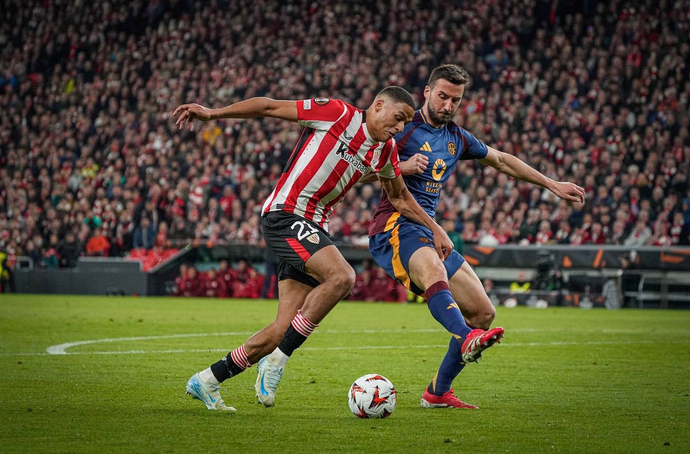 El Athletic-Roma en imágenes