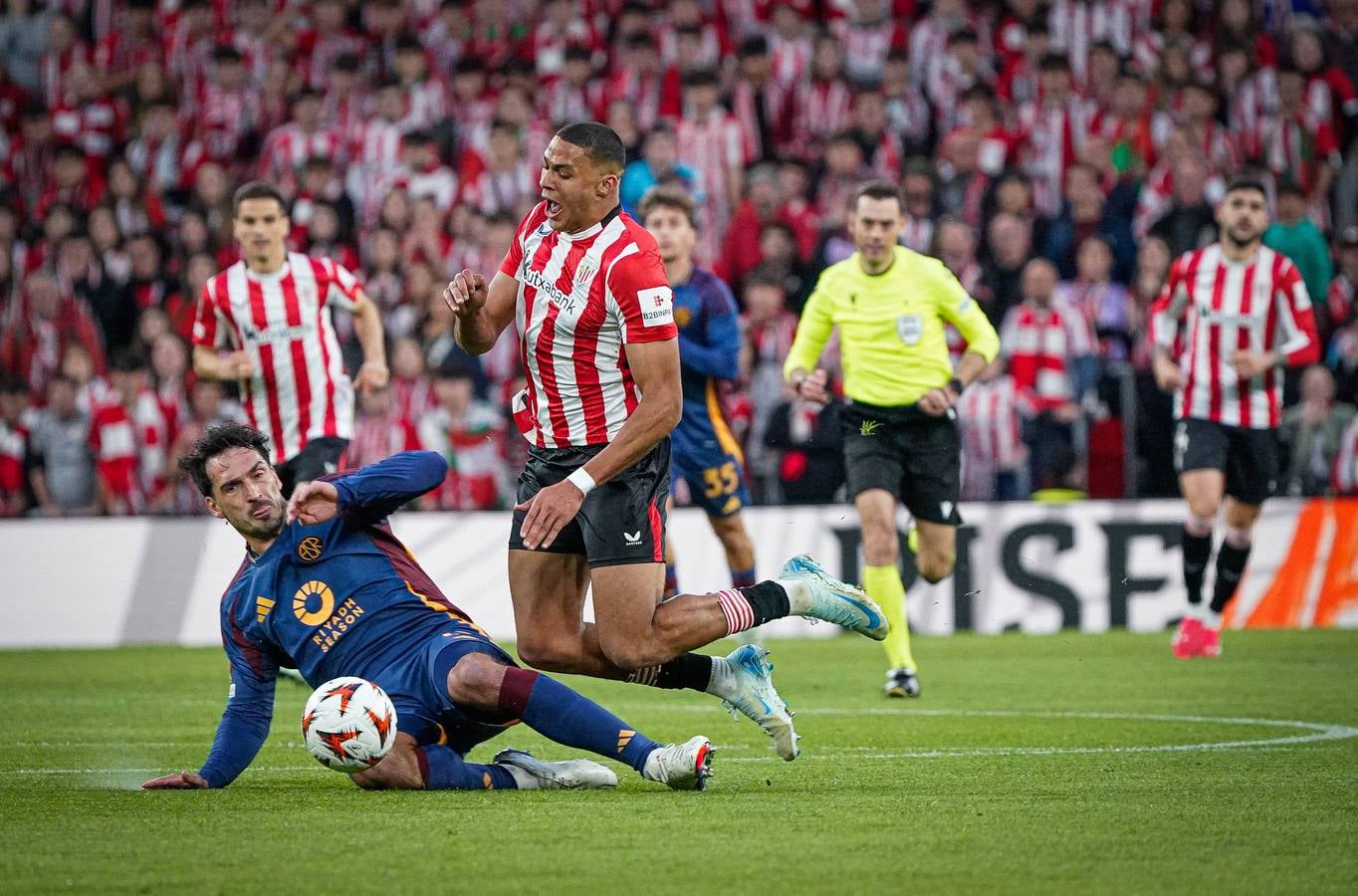 El Athletic-Roma en imágenes