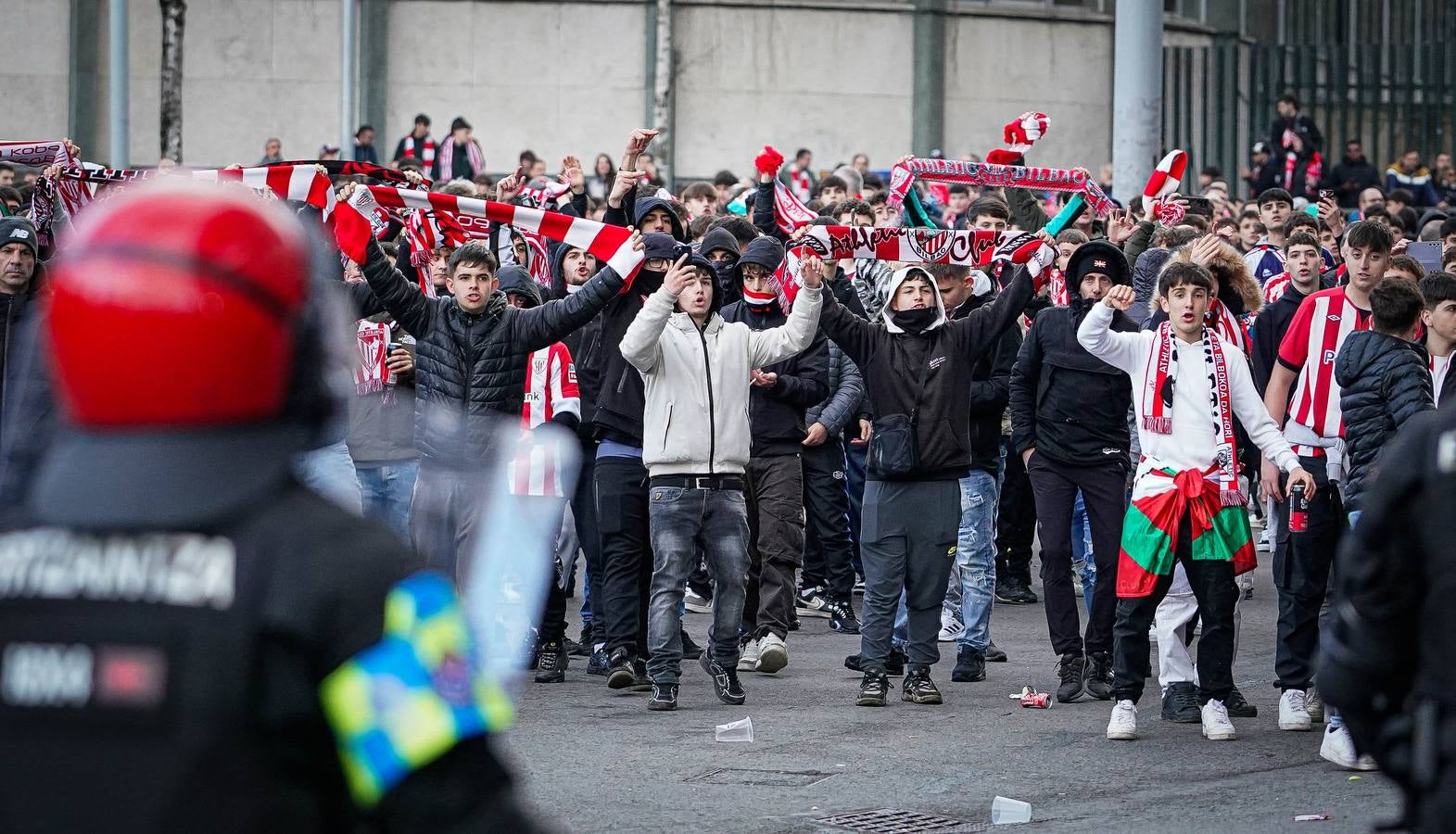 Altercados antes del partido