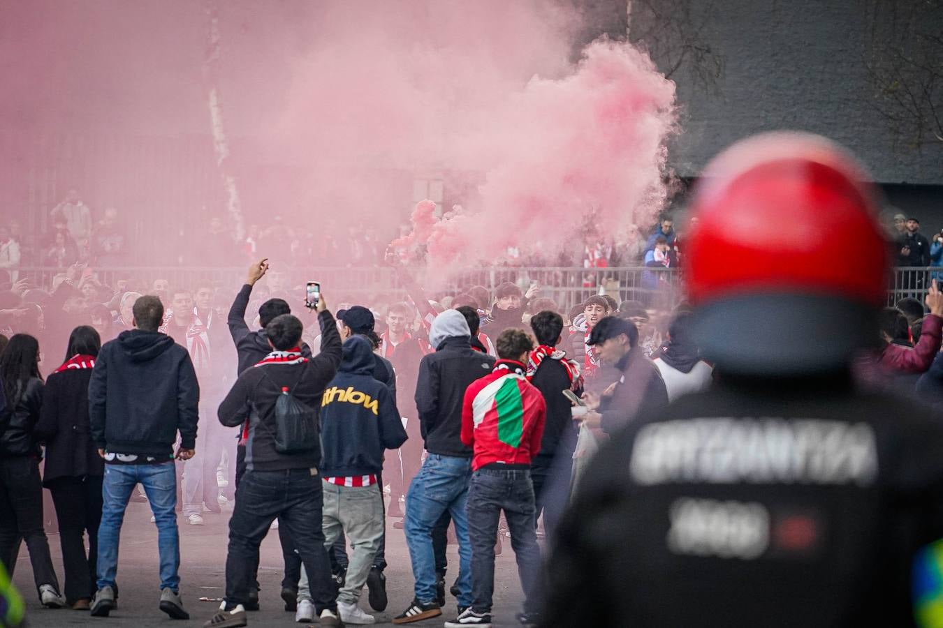 Altercados antes del partido