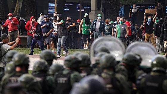 La represión de Milei