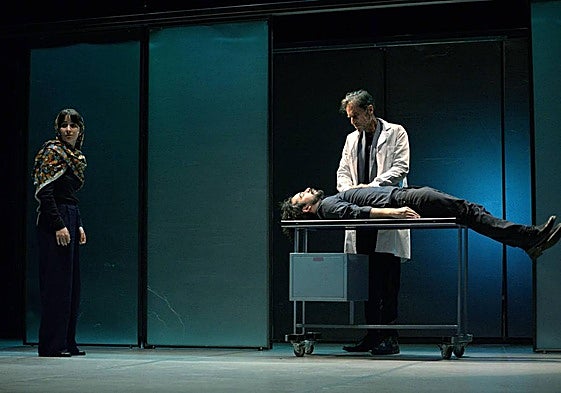 Escena del montaje 'Filtro', estrenado el año pasado en Uruguay, que esta semana llega a Euskadi.