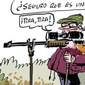 La viñeta de Cerrajería sobre la nueva norma foral de caza