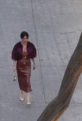 Catherine Zeta-Jones cae atrapada en la telaraña del Guggenheim en su rodaje en Bilbao