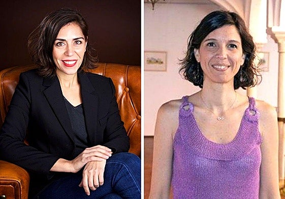 Nazaret García y Marta Alamillo participan en los talleres que impulsa la asociación Apika.