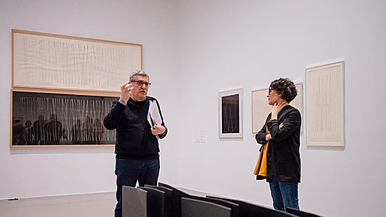 El museo Artium explora la «cuarta dimensión» de Oteiza, Palazuelo y Asins
