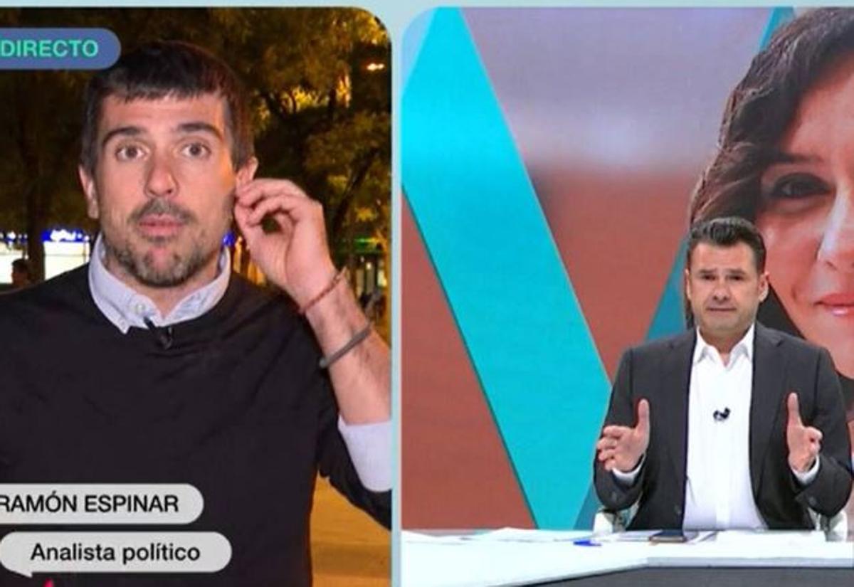 El divertido vacile de Iñaki López a Ramón Espinar: «Parece Fraga andando...»