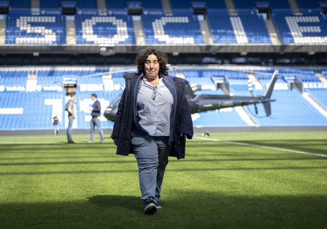Arantxa Echevarría en Anoeta.