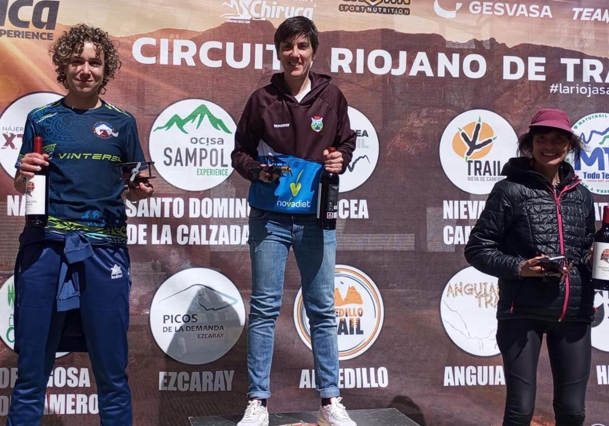 La atleta mirandesa Beatriz Delgado gana la carrera de montaña en Santo Domingo