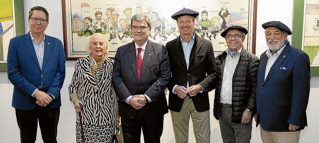 Gonzalo Olabarria, Begoña Picaza, Juan Mari Aburto, Boni García, Joserra Taranco y Marino Montero.