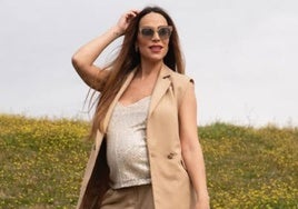 Nerea Garmendia muestra la primera foto con su bebé