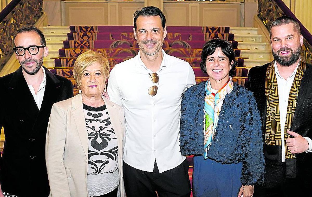 Iker Urkidi, Itziar Urtasun, Igor Yebra, Virginia Berasategui y Borja Elorza.