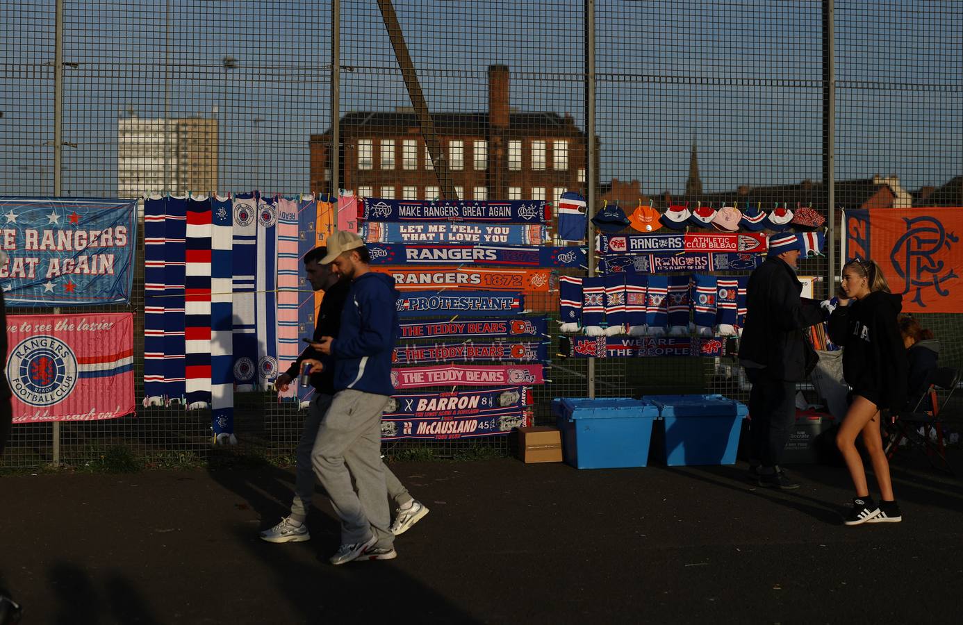 Las imágenes de los athleticzales en Glasgow