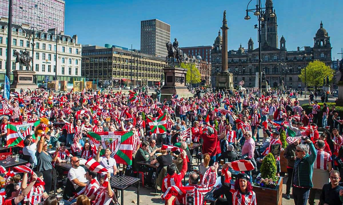 Las imágenes de los athleticzales en Glasgow