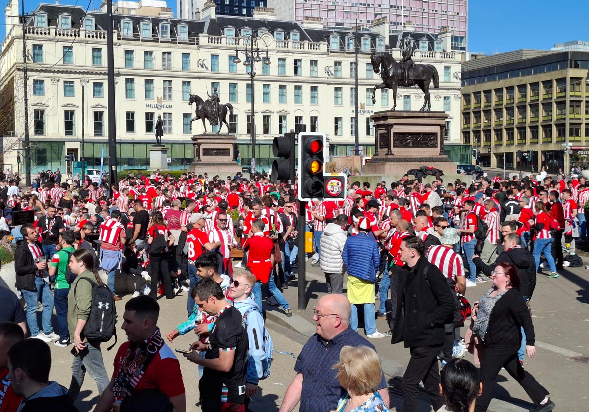 Las imágenes de los athleticzales en Glasgow
