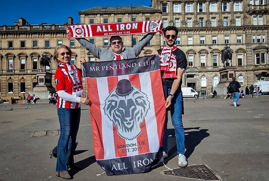 Las imágenes de los athleticzales en Glasgow