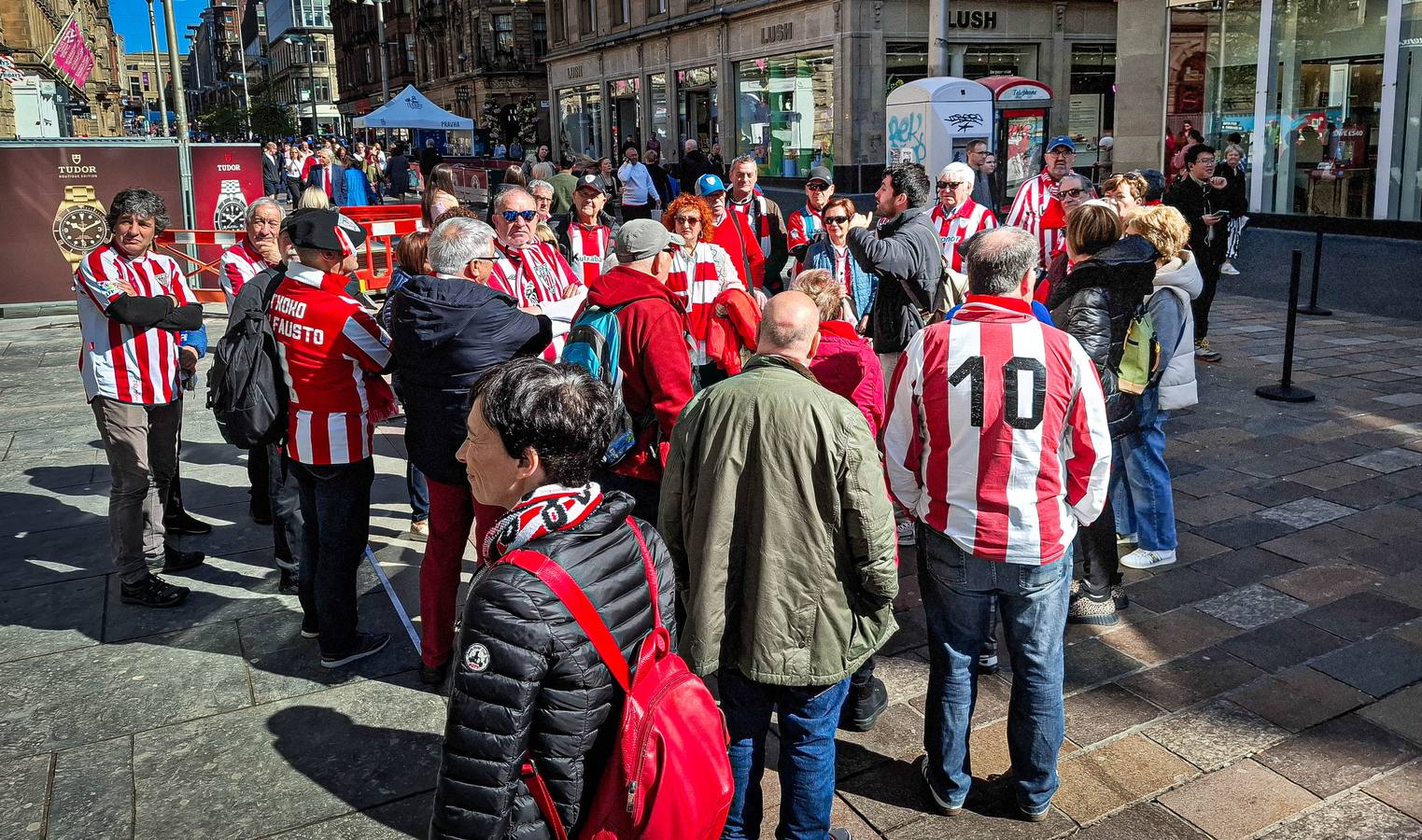 Las imágenes de los athleticzales en Glasgow