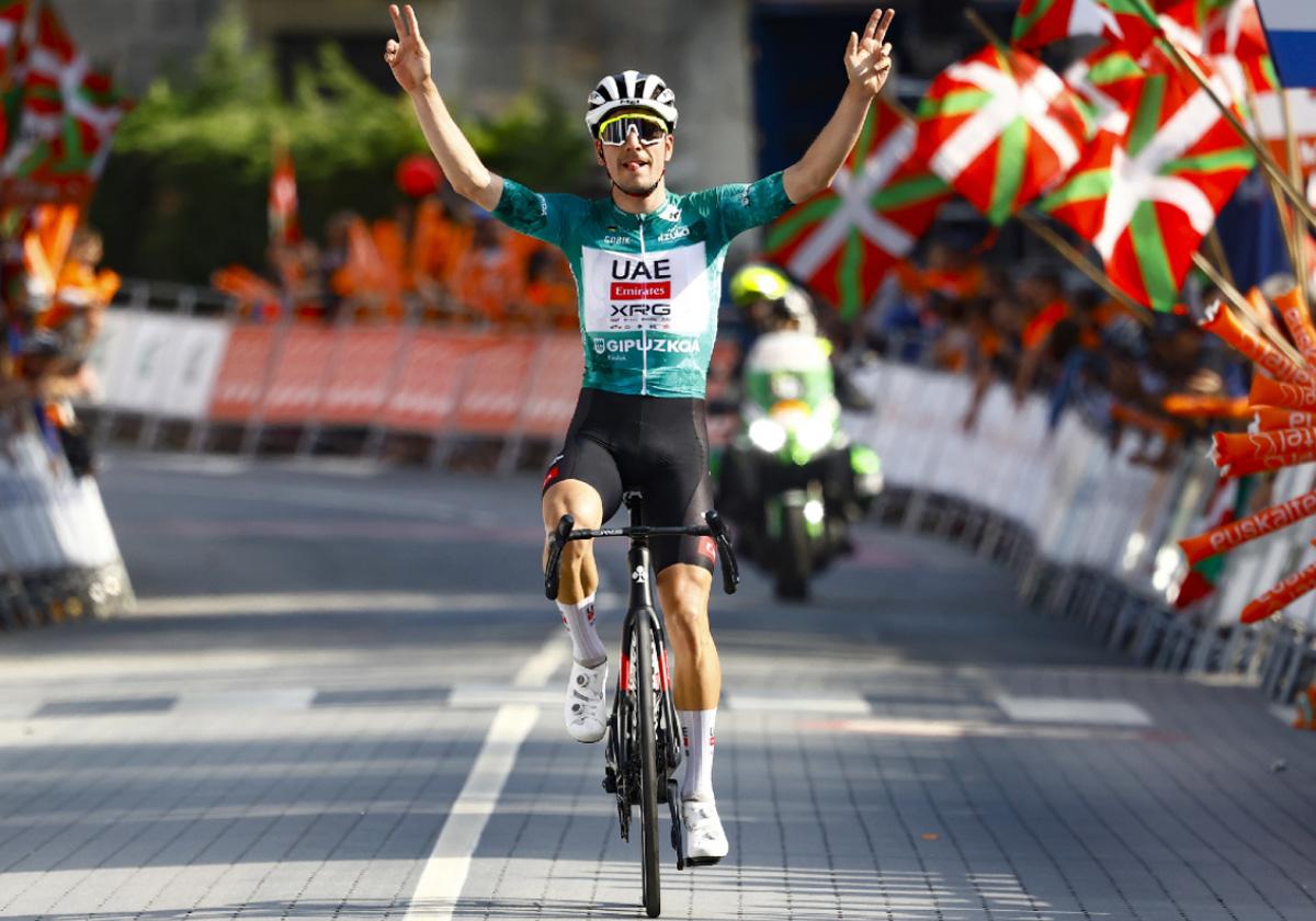 Almeida gana en Markina y es el nuevo líder de la Itzulia