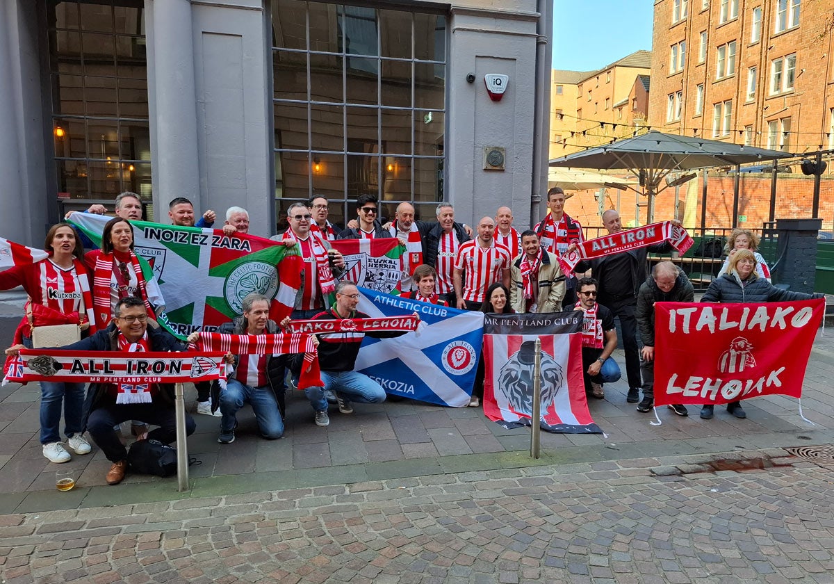 Las imágenes de los athleticzales en Glasgow