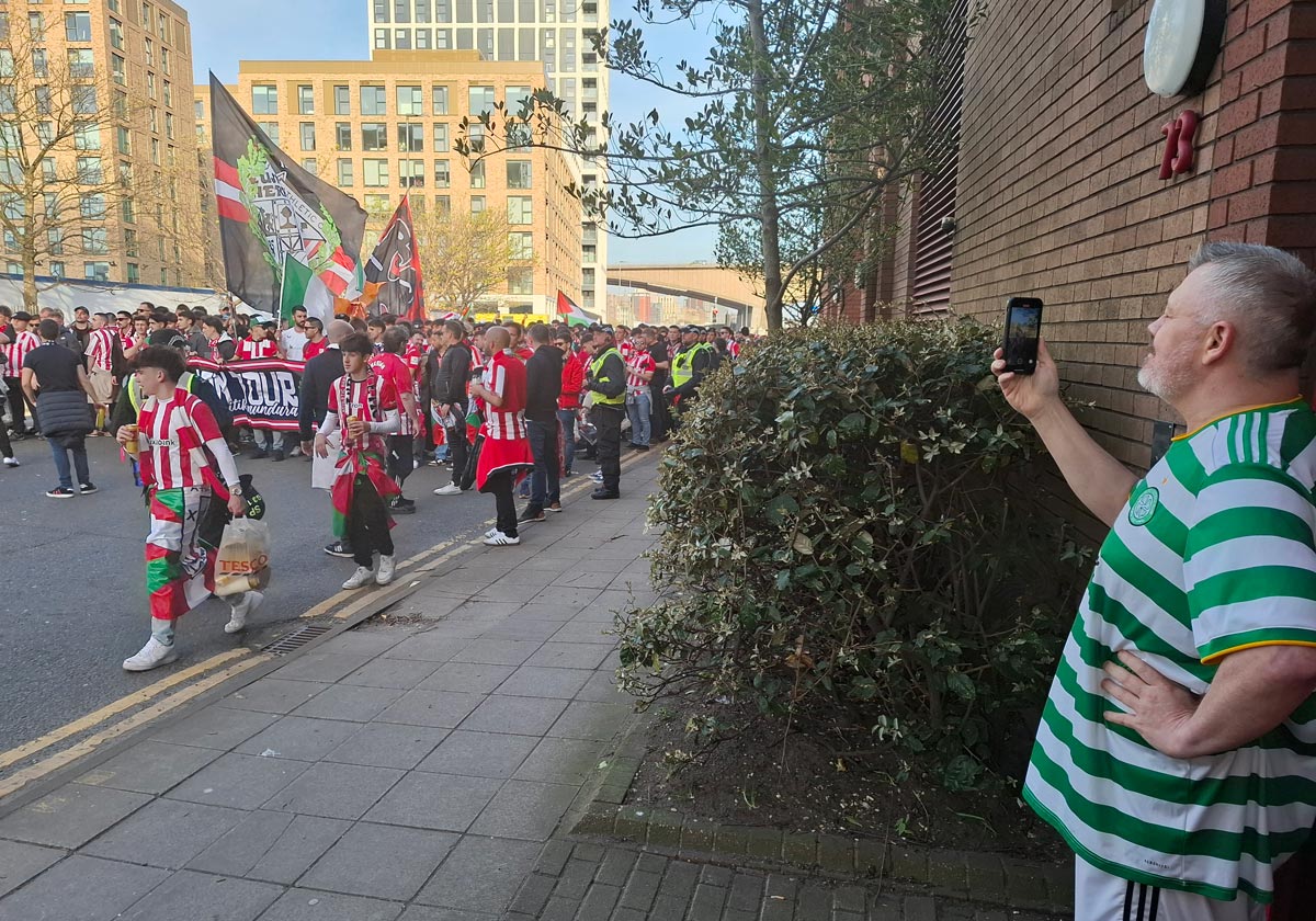 Las imágenes de los athleticzales en Glasgow