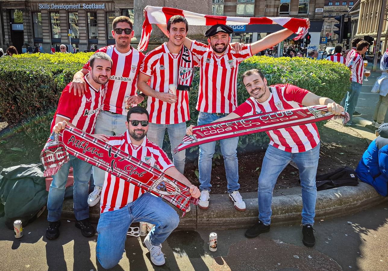 Las imágenes de los athleticzales en Glasgow