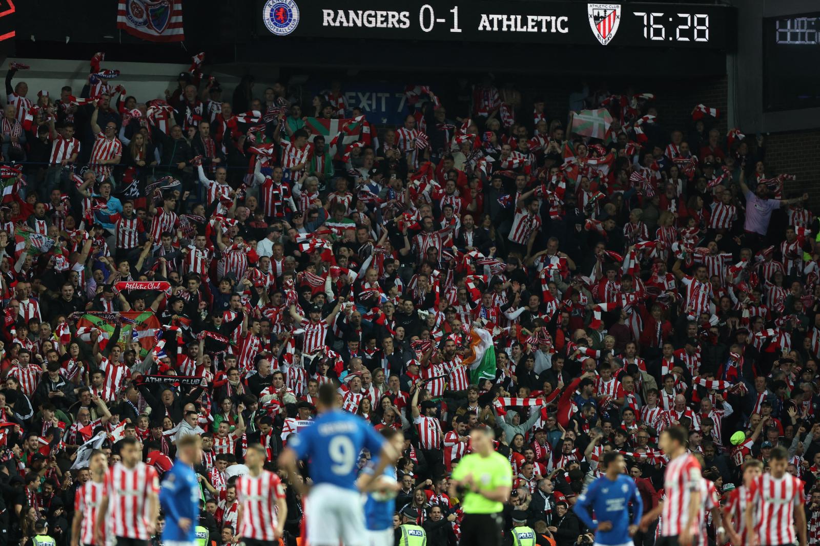 Las imágenes de los athleticzales en Glasgow