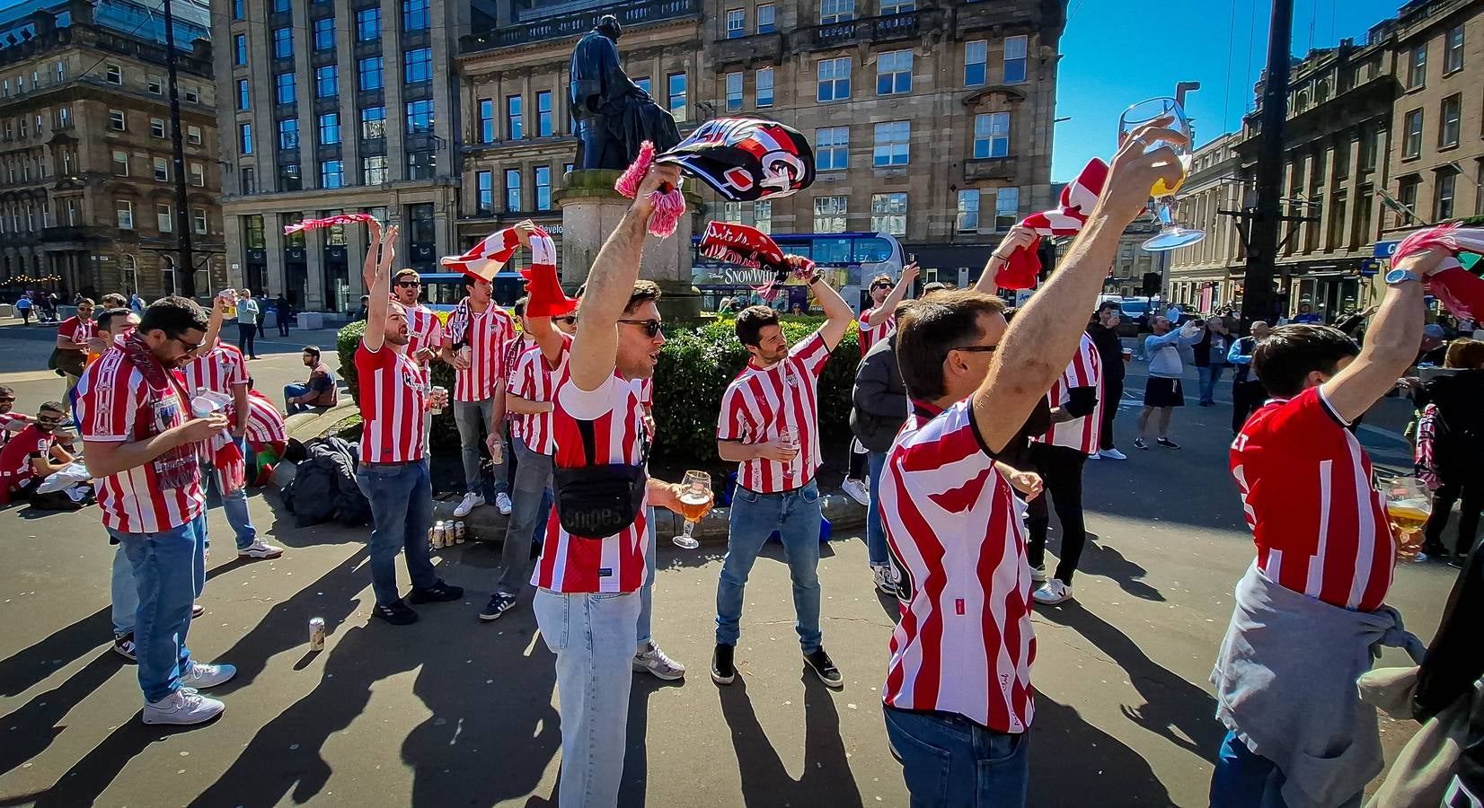 Las imágenes de los athleticzales en Glasgow