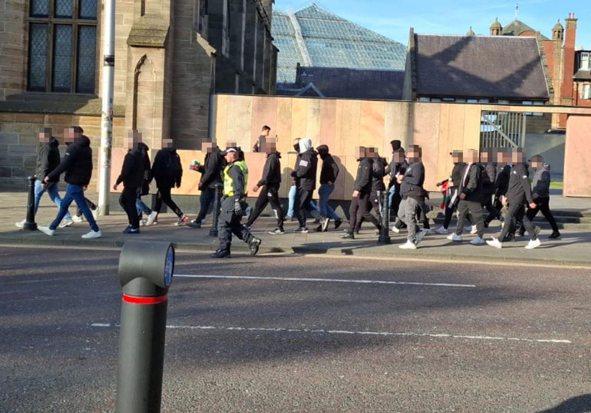 La Ertzaintza detecta en Glasgow a 25 ultras del Athletic a los que se negó entradas