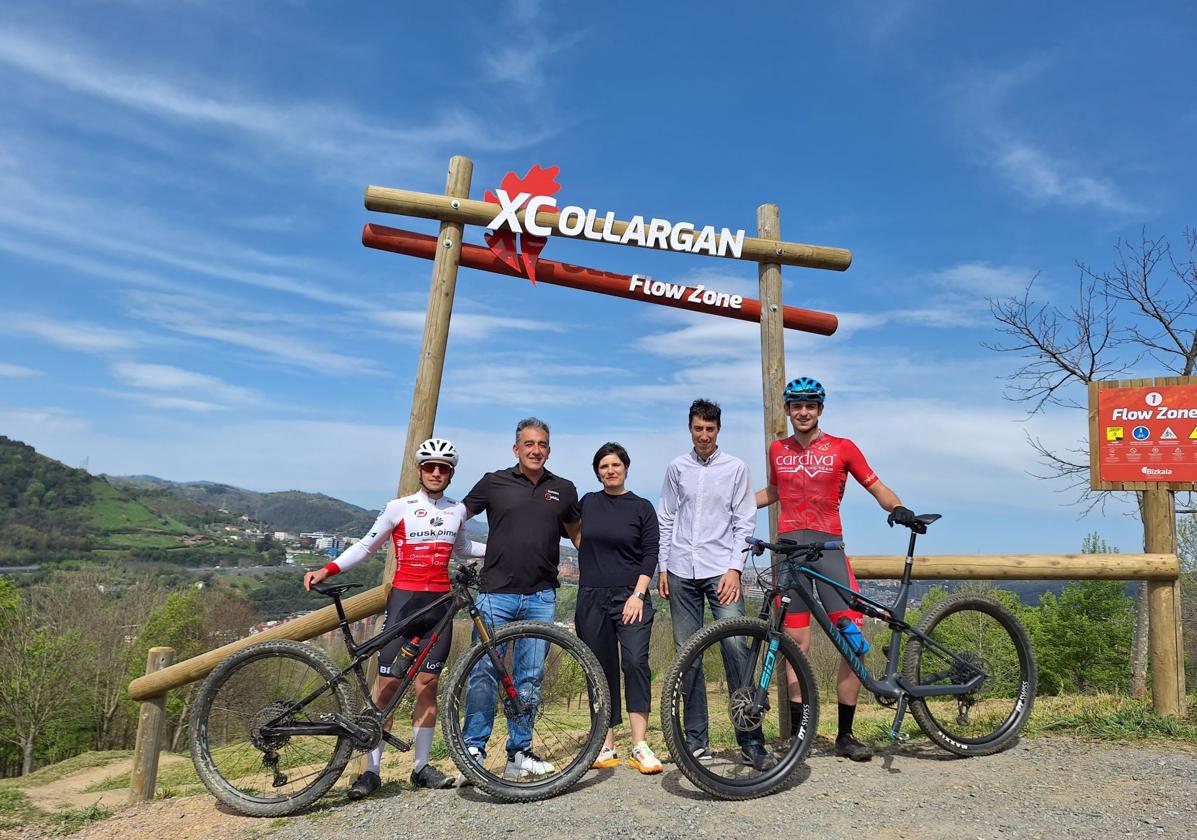 El parque de Montefuerte abre tres circuitos de mountain bike