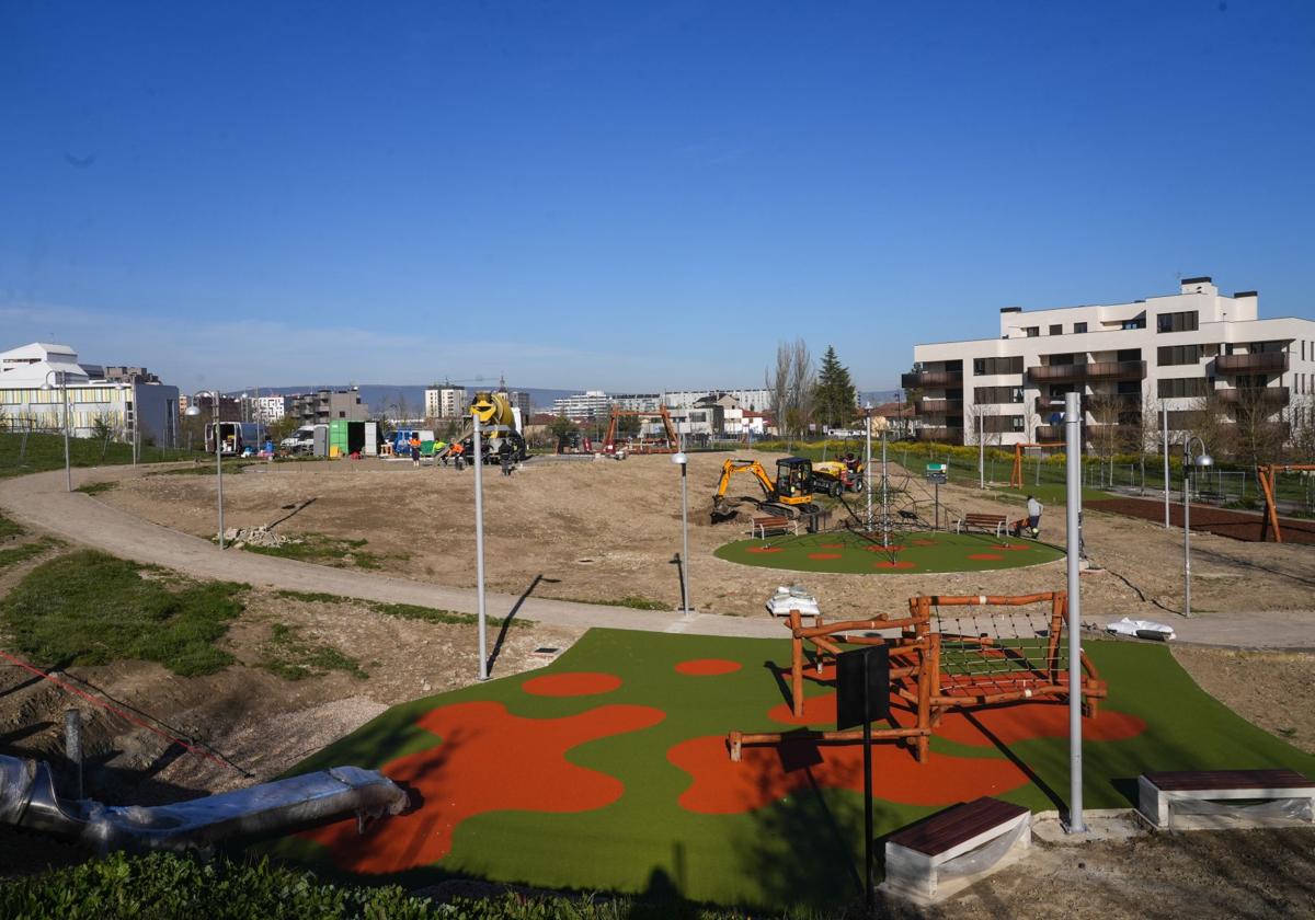 El retraso en el nuevo parque de Borinbizkarra se multará con 148 euros diarios