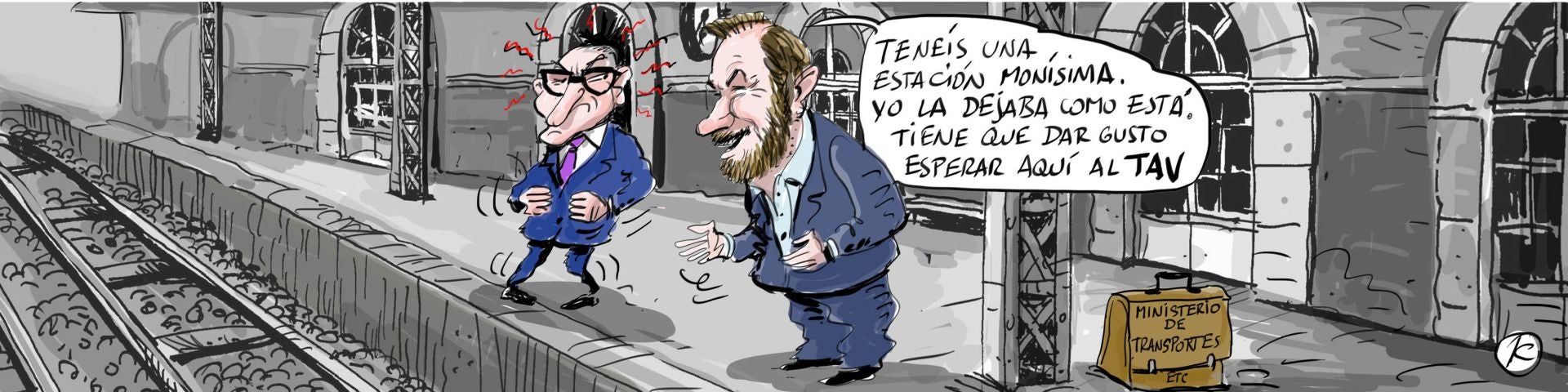 La viñeta de Cerrajería sobre el soterramiento de Vitoria