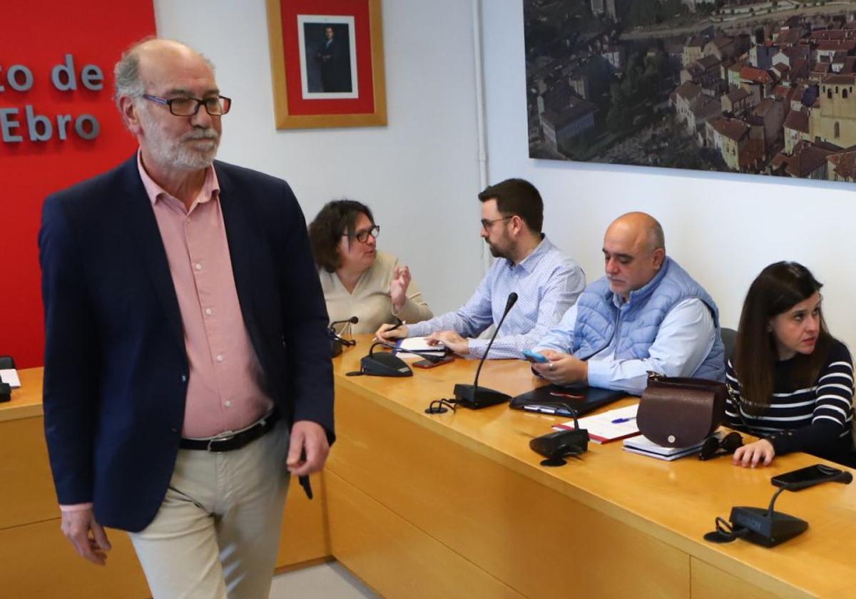 El concejal de Miranda, Miguel Angel Adrián, senador del PSOE por Burgos