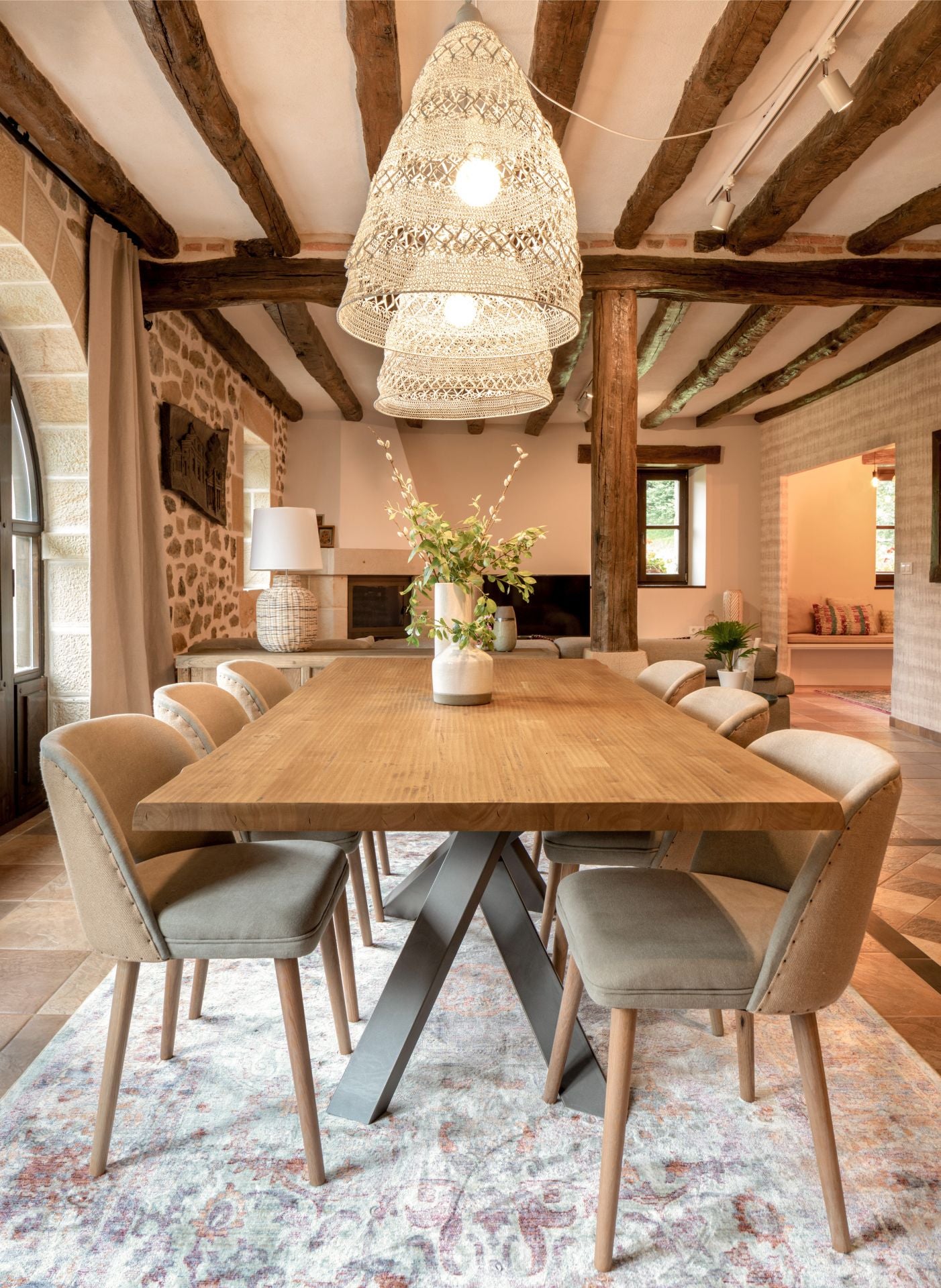 El caserío de una familia en Orozko convertido en un refugio &#039;boho chic&#039; con vistas al Gorbea