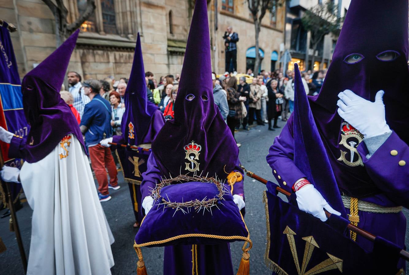 Las imágenes de la procesión del Nazareno en Bilbao