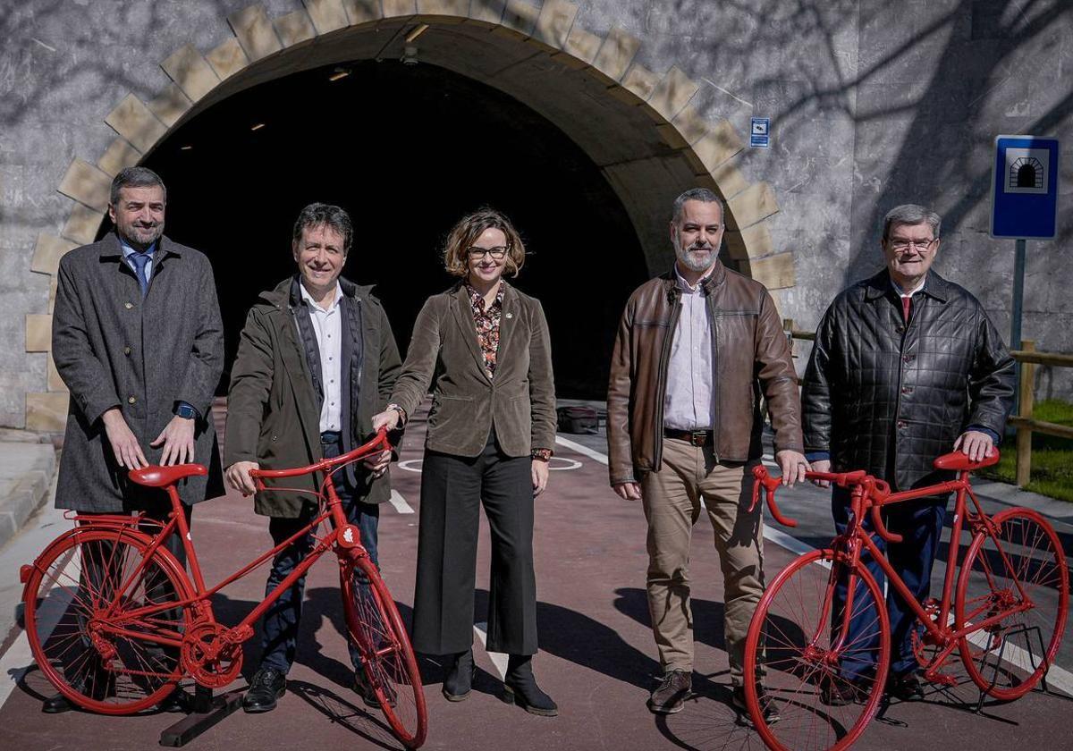 Un tramo de 240 metros conectará Etxebarri con la bicipista entre Basauri y Bilbao