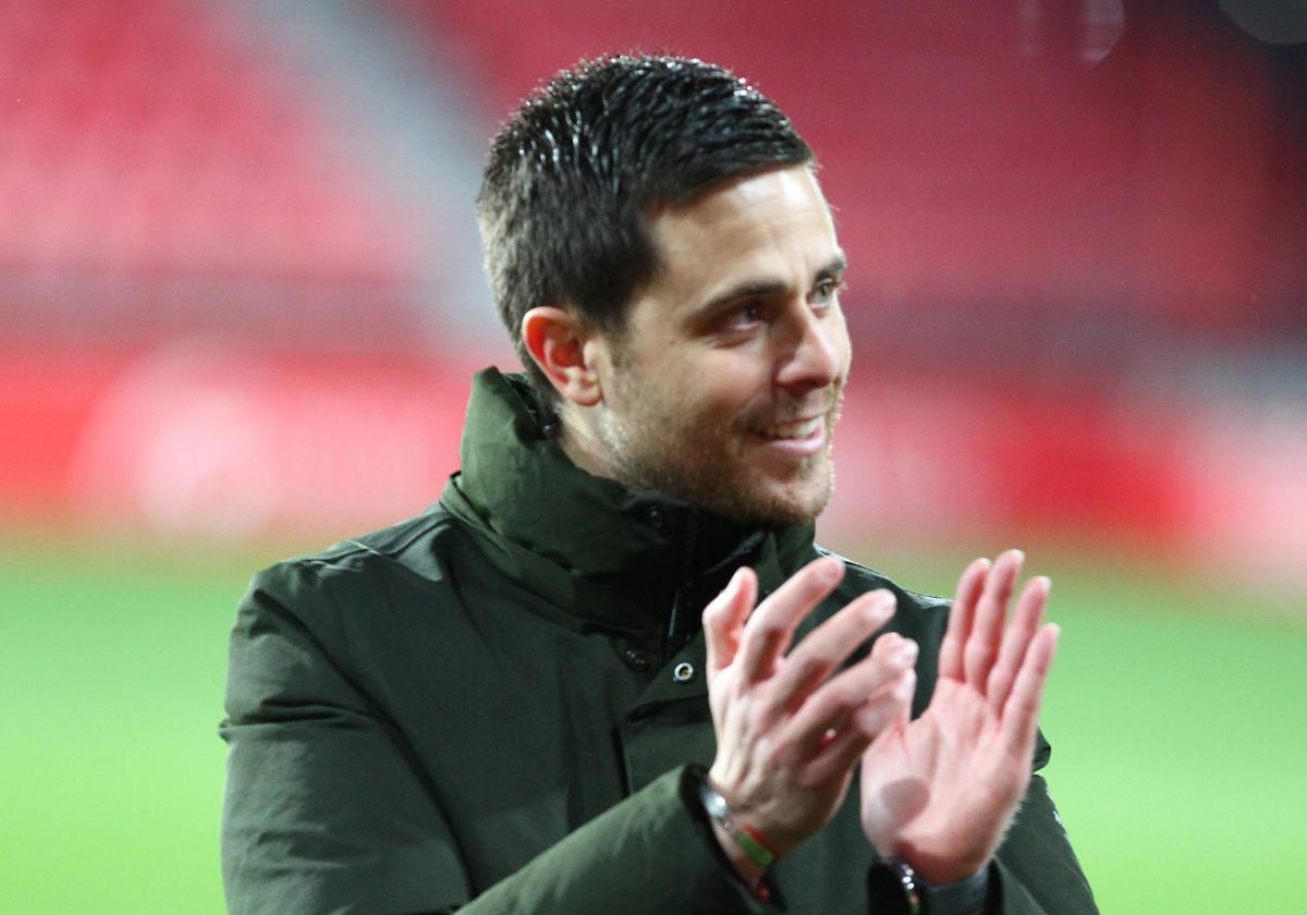 «Tengo mucha confianza en los jugadores del Mirandés para el partido ante el Sporting»