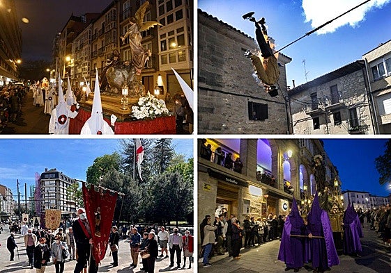 Éstas son las principales procesiones de Semana Santa en Álava