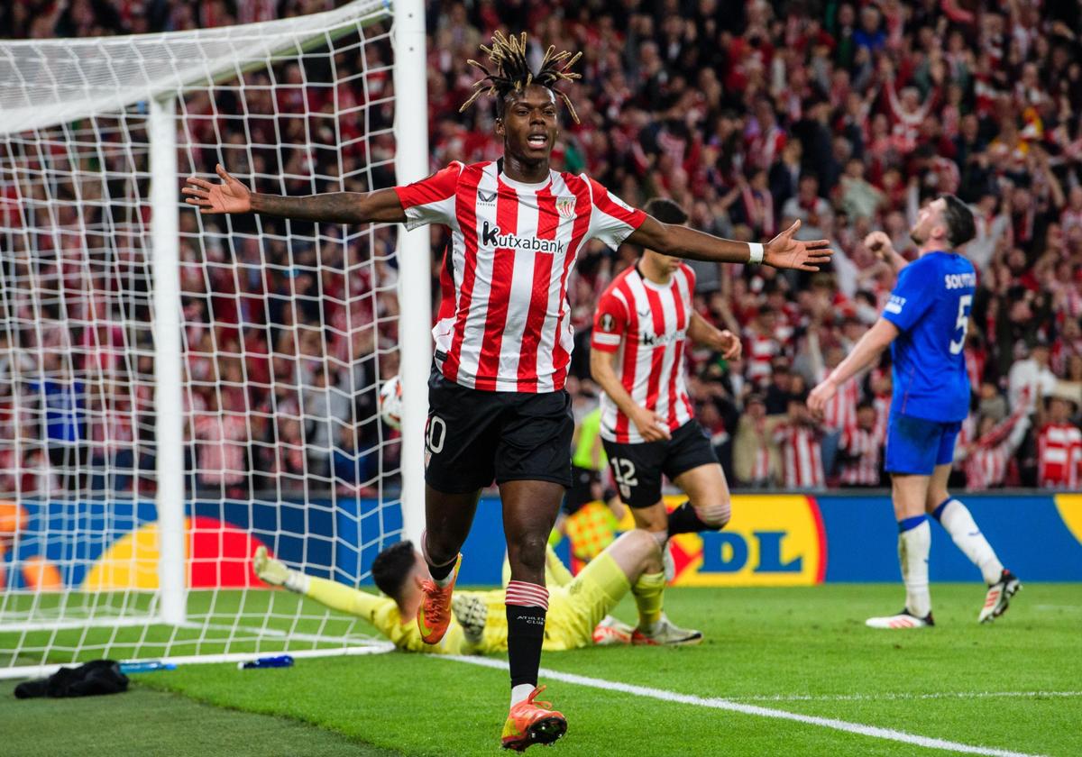 Nico Williams, del «dudo que vengan más» a su segundo gol de cabeza para sentenciar el pase a semifinales