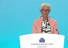 La presidenta del Banco Central Europeo (BCE), Christine Lagarde.