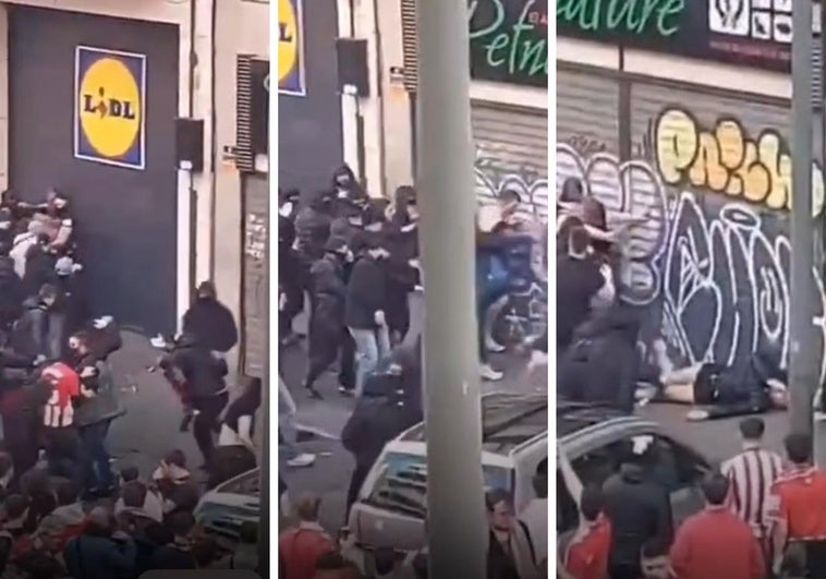 Un grupo de radicales locales propina una paliza a dos escoceses en María Díaz de Haro antes del partido