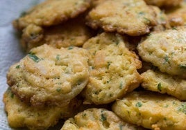 Tortillitas de bacalao.