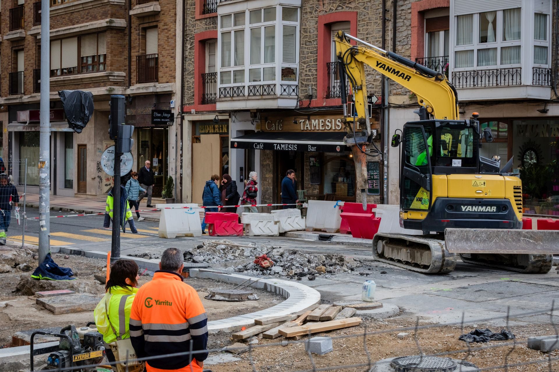 Las imágenes de los nuevos cortes en Los Herrán
