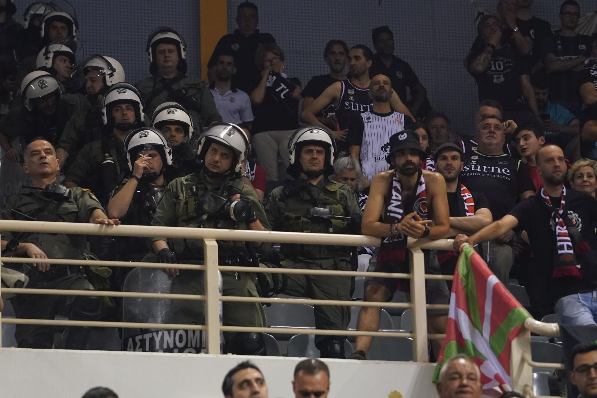 En imágenes la final de la Europe Cup, PAOK-Bilbao Basket