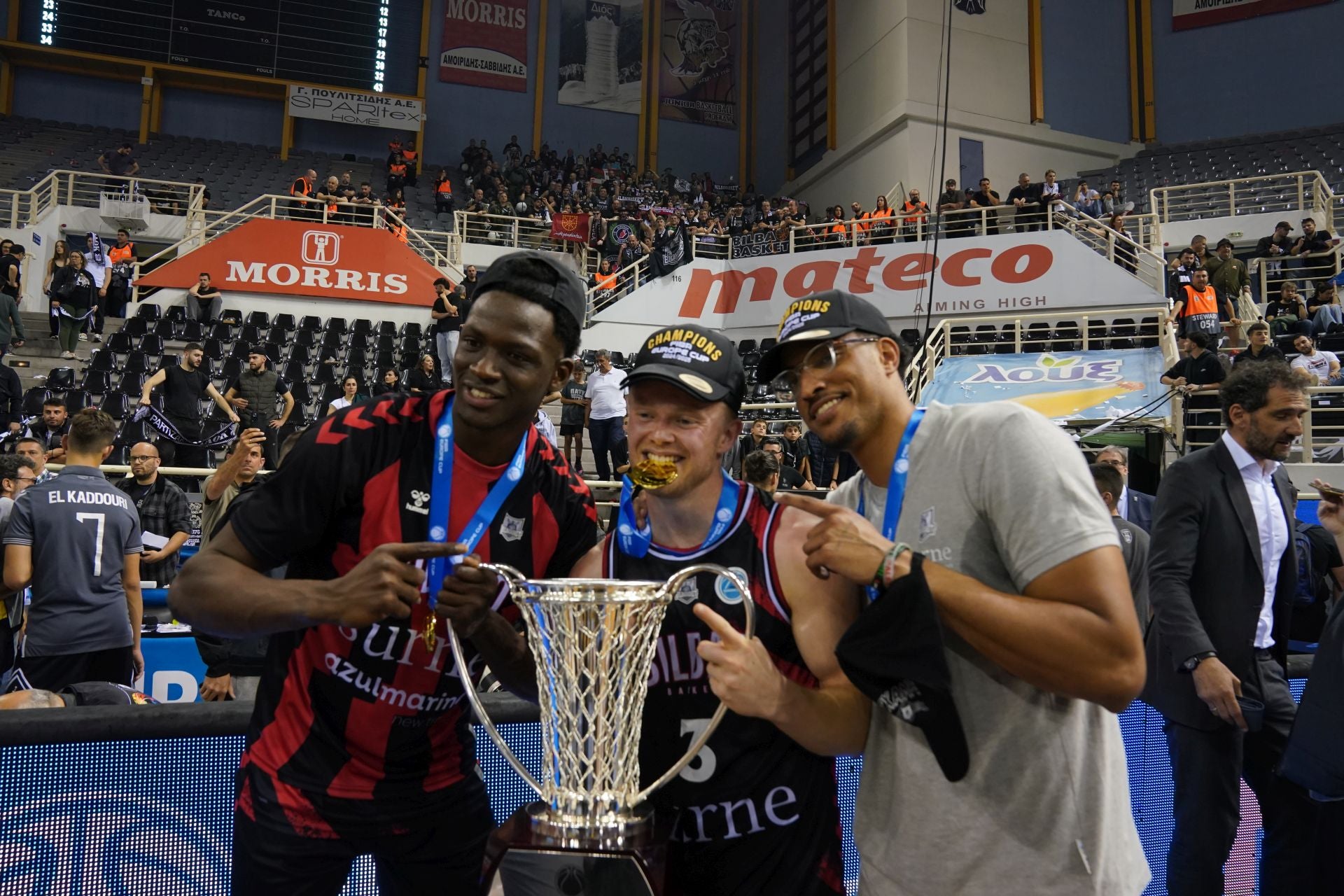 En imágenes la final de la Europe Cup, PAOK-Bilbao Basket