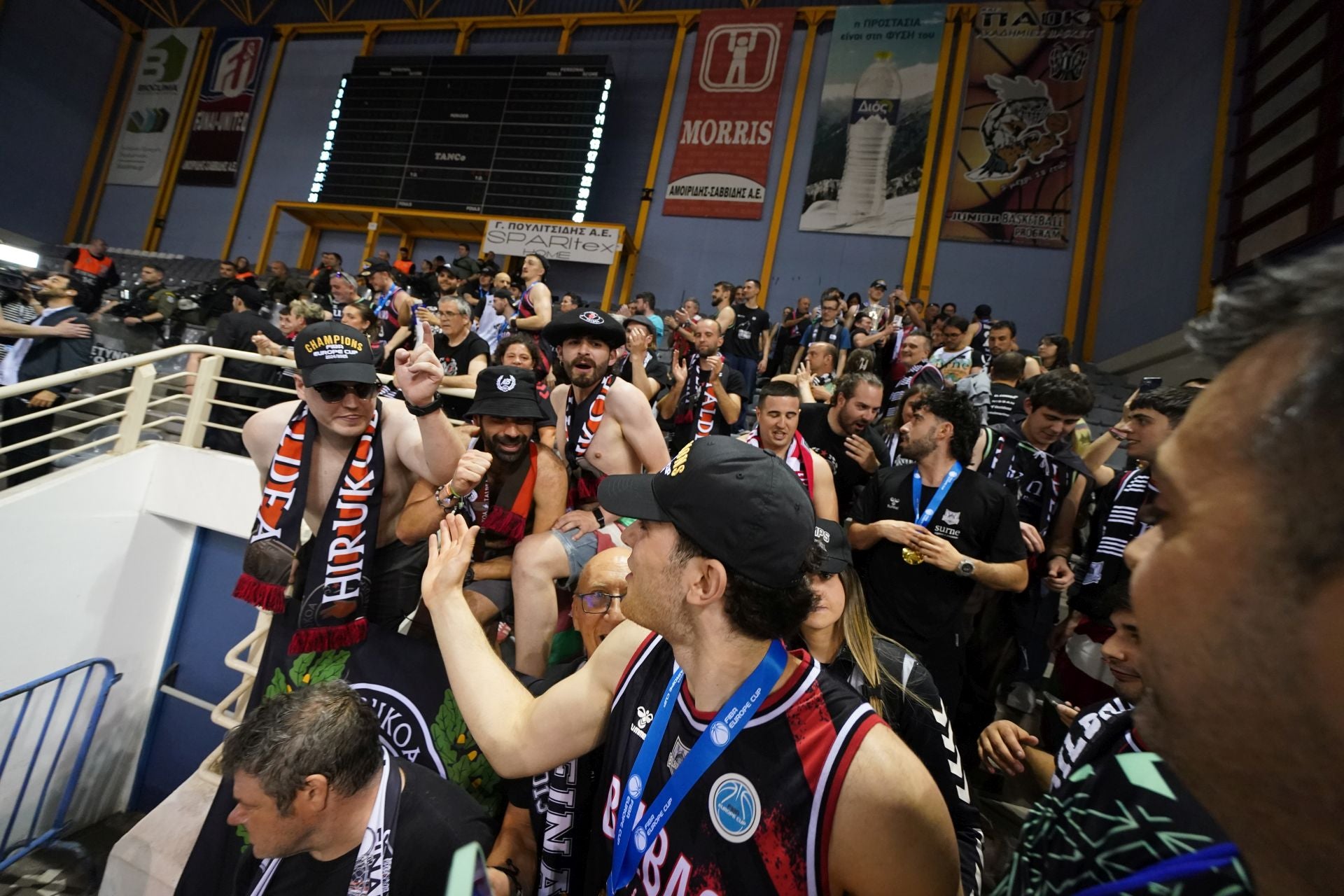 En imágenes la final de la Europe Cup, PAOK-Bilbao Basket