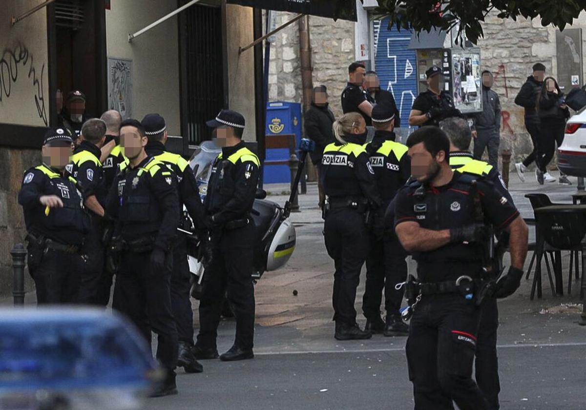 Dos peleas multitudinarias «a botellazos» en Vitoria de menores tutelados contra excompañeros