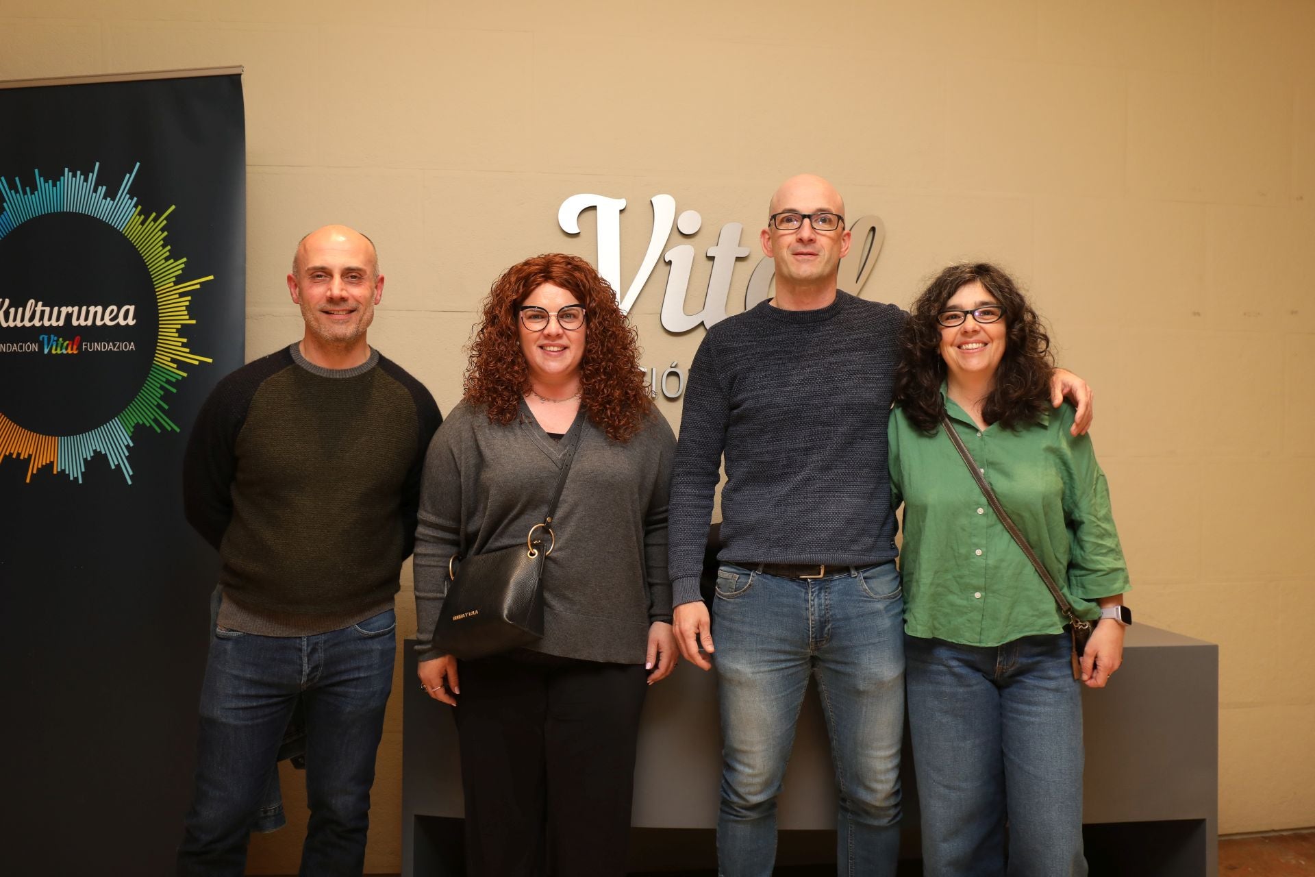 Javier Villullas, Ainara Pereda, Oier García de Andoin y Elena Sanz.