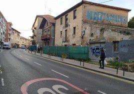 Imagen del inicio de la calle Sarrikobaso, que une la parte alta y baja de Algorta.