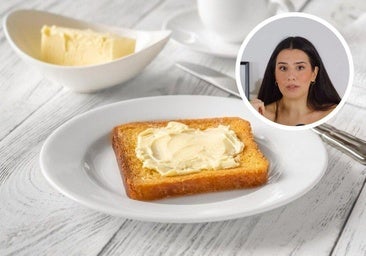 La nutricionista Sandra Moñino, sobre las tostadas con mantequilla: «Son igual de saludables que con aceite de oliva»